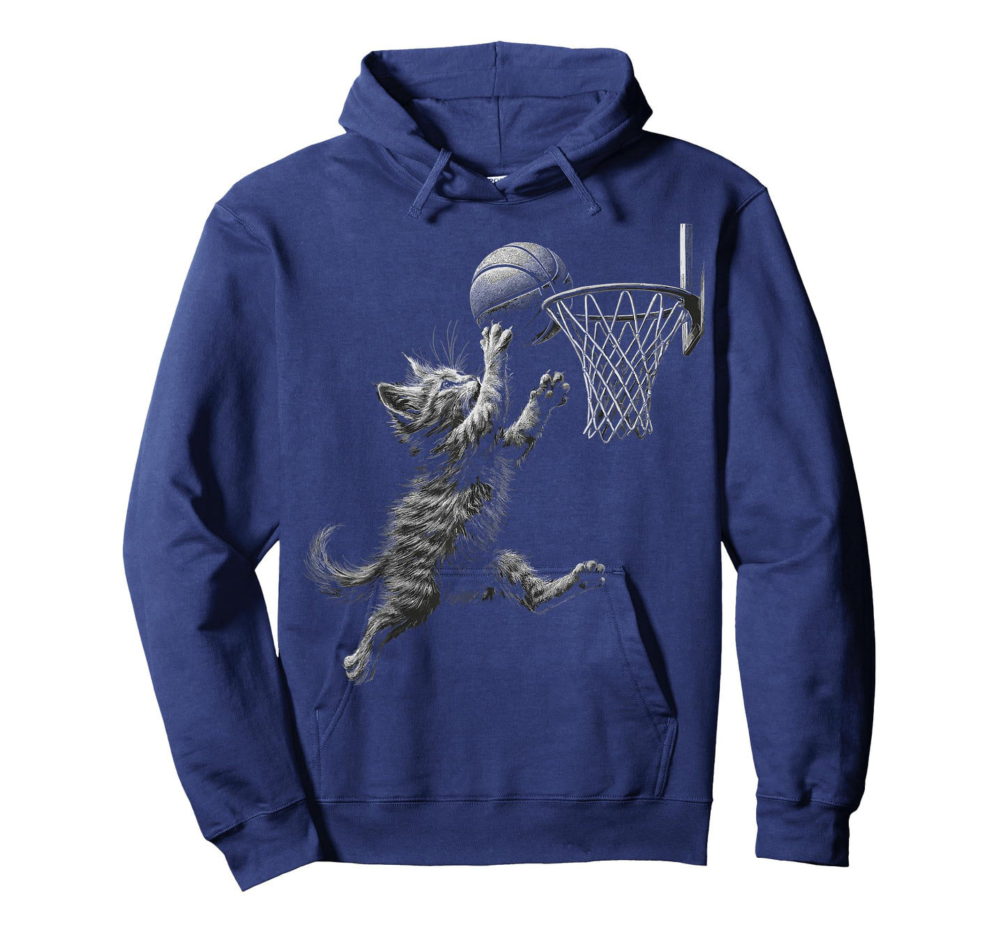 Cute Cat Playing Basketball Men Women Kids funny cat kitten T-Shirt