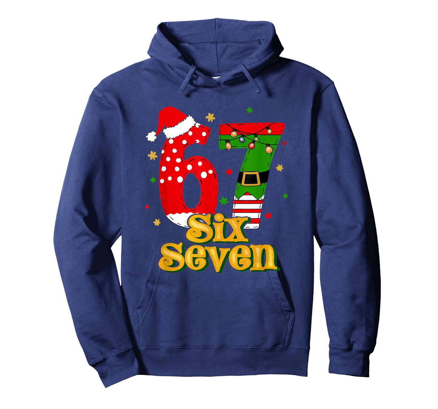 67 Mas Meme Candy Cane Six Seven Kids Men Women Christmas T-Shirt