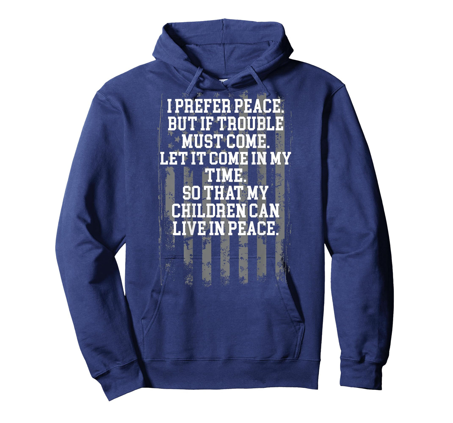 I Prefer Peace But If Trouble Must Come Let It Come (back) T-Shirt