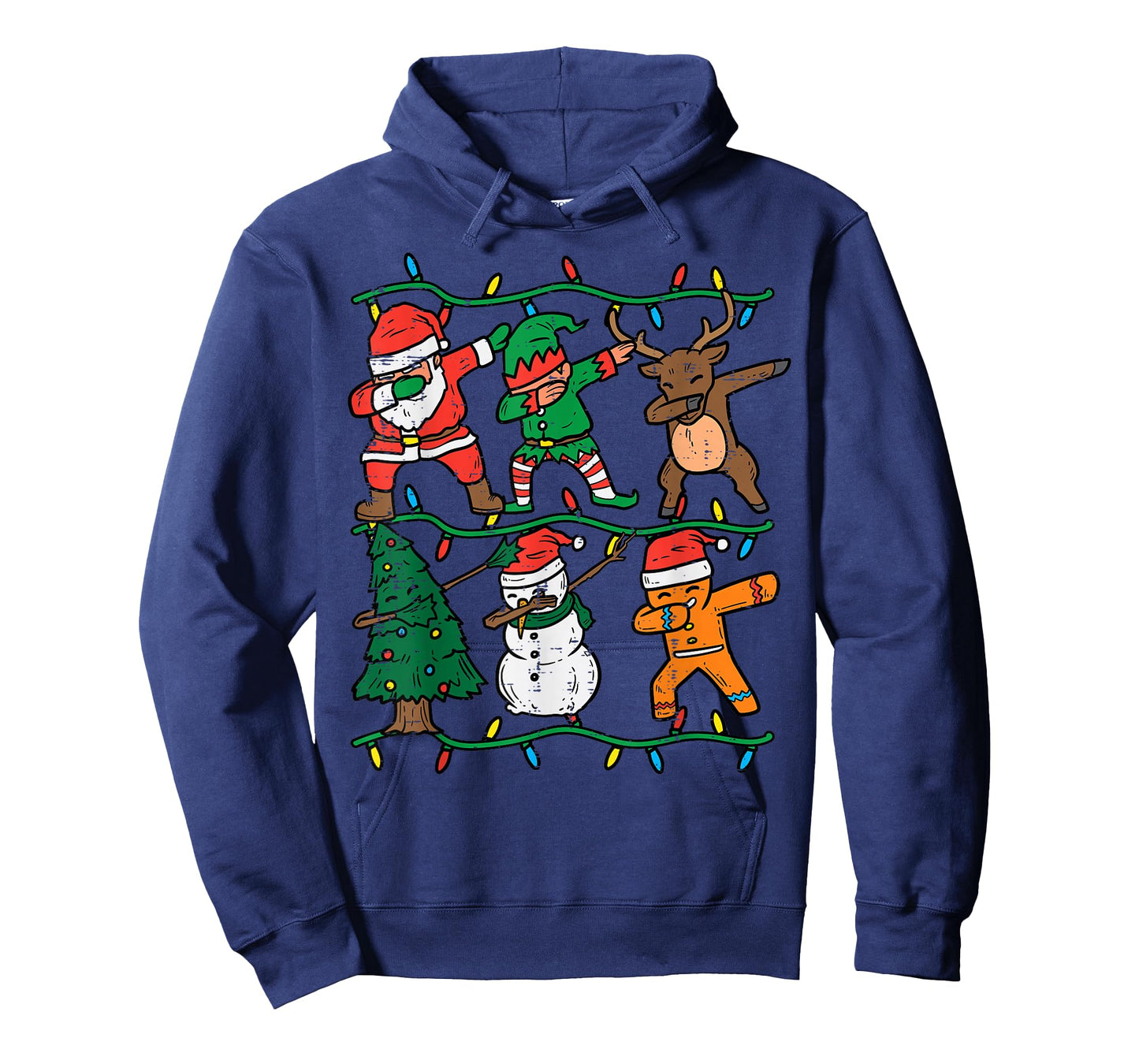 Dabbing Santa Elf Xmas PJs Christmas Men Girl Youth Boy Kids T-Shirt