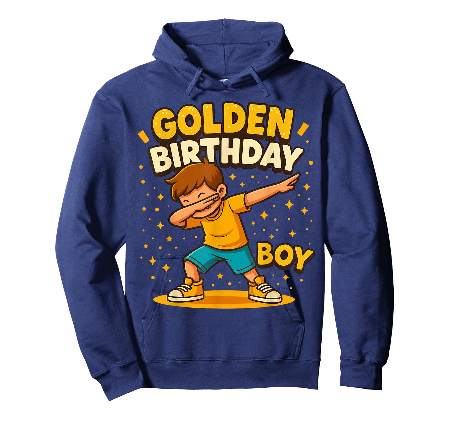 Golden Birthday Boys Bday Toddlers Birthday Party Decoration T-Shirt
