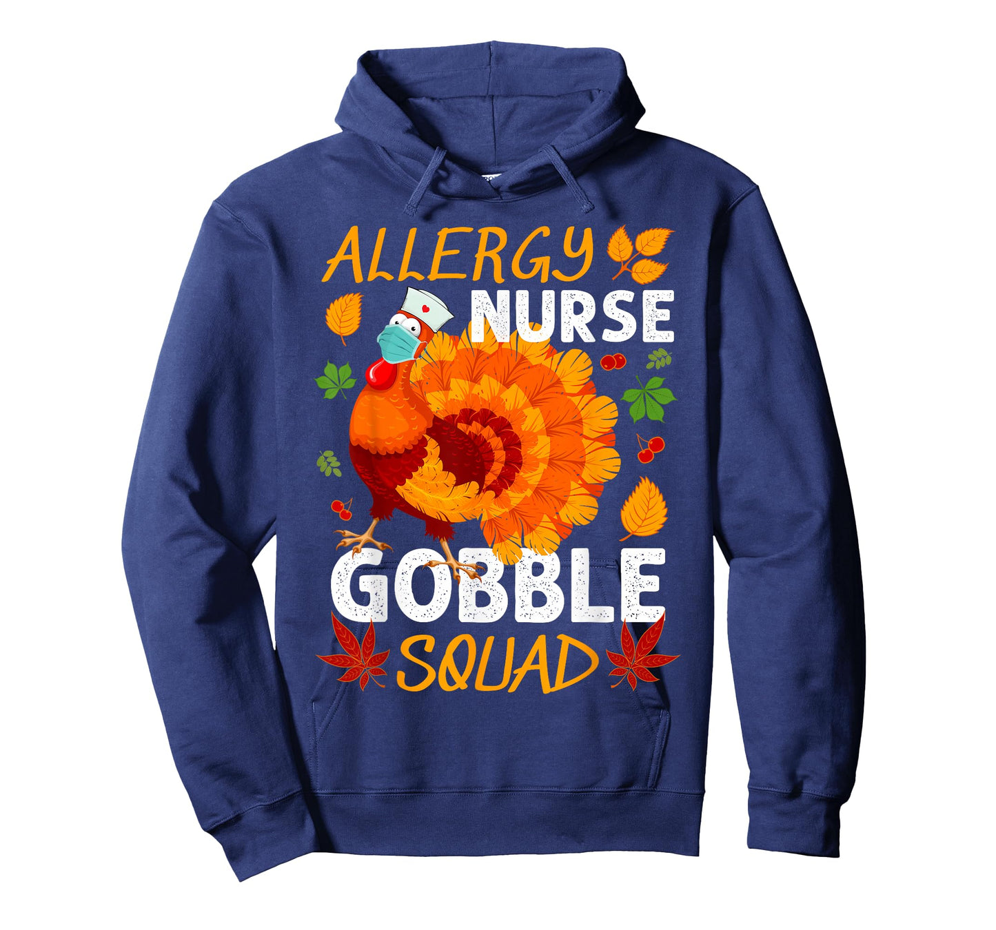 Allergy Nurse Gobble Squad Turkey Thanksgiving Fall T-Shirt