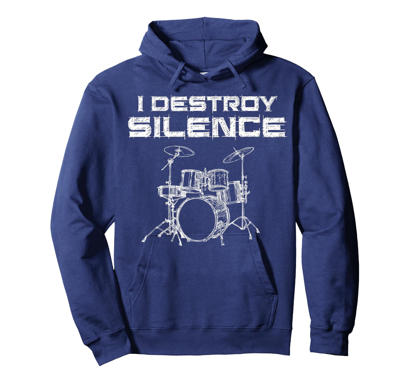 I Destroy Silence Drums Funny Drummer T-Shirt