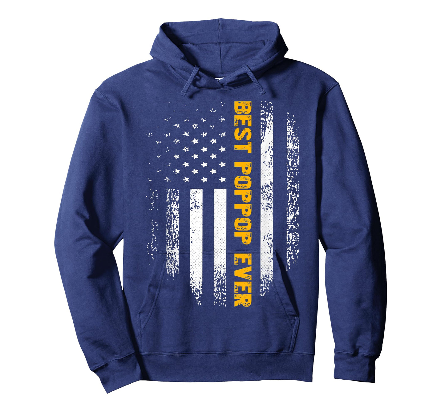 Mens Vintage Best Poppop Ever American Flag Father's Day Gift T-Shirt