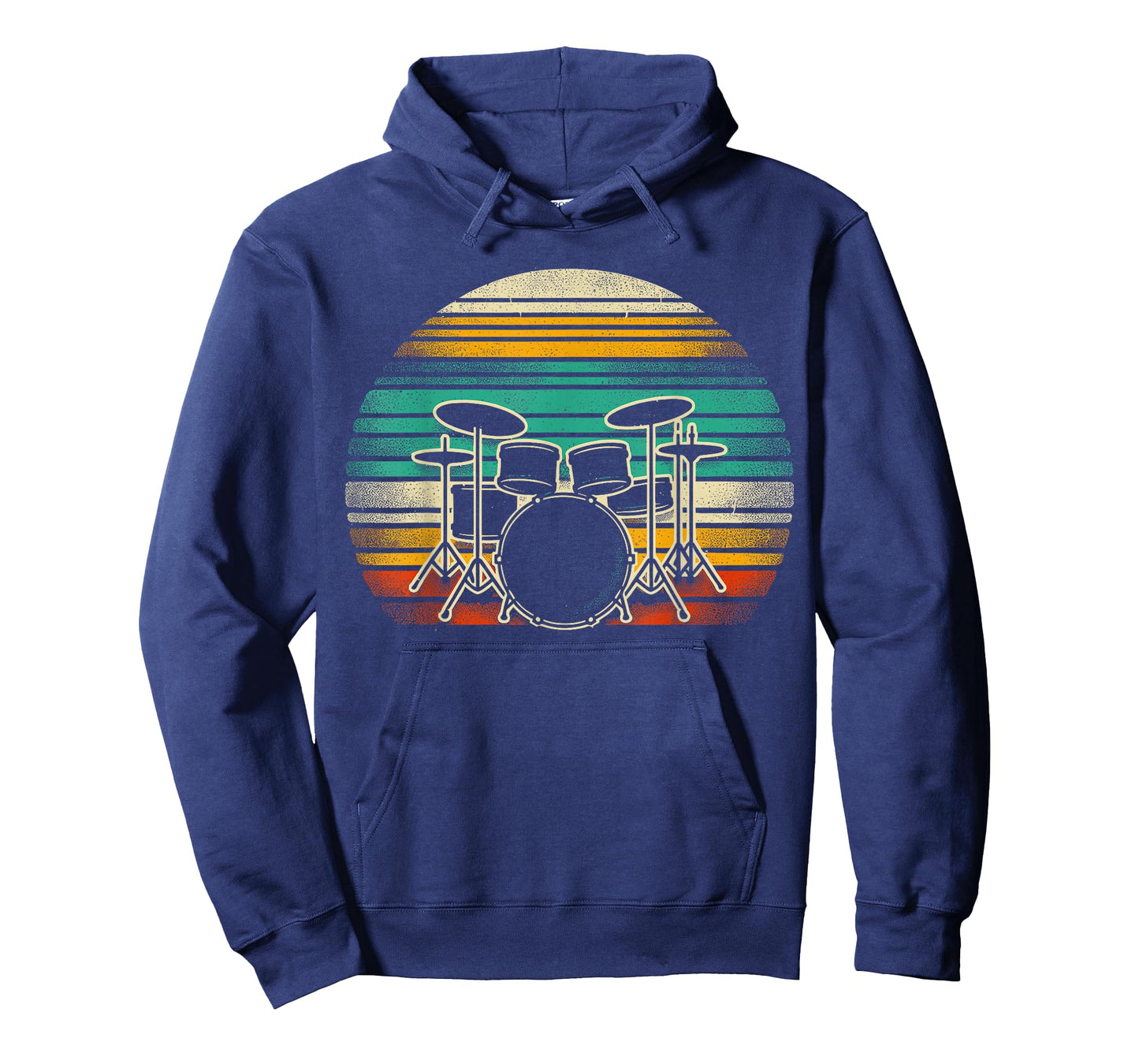 Drums Vintage Drummer Band Retro Drumset T-Shirt