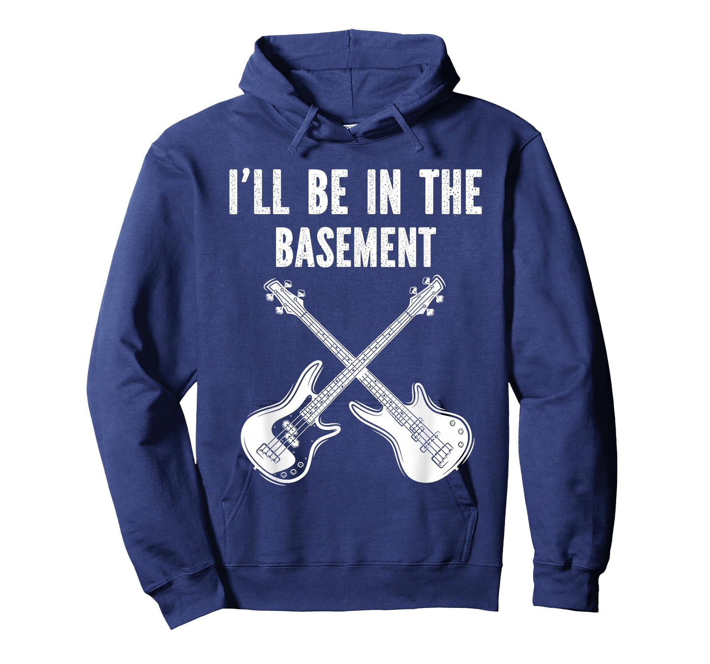 I'll Be In The Basement Vintage Guitar Band Guitarist Tee T-Shirt