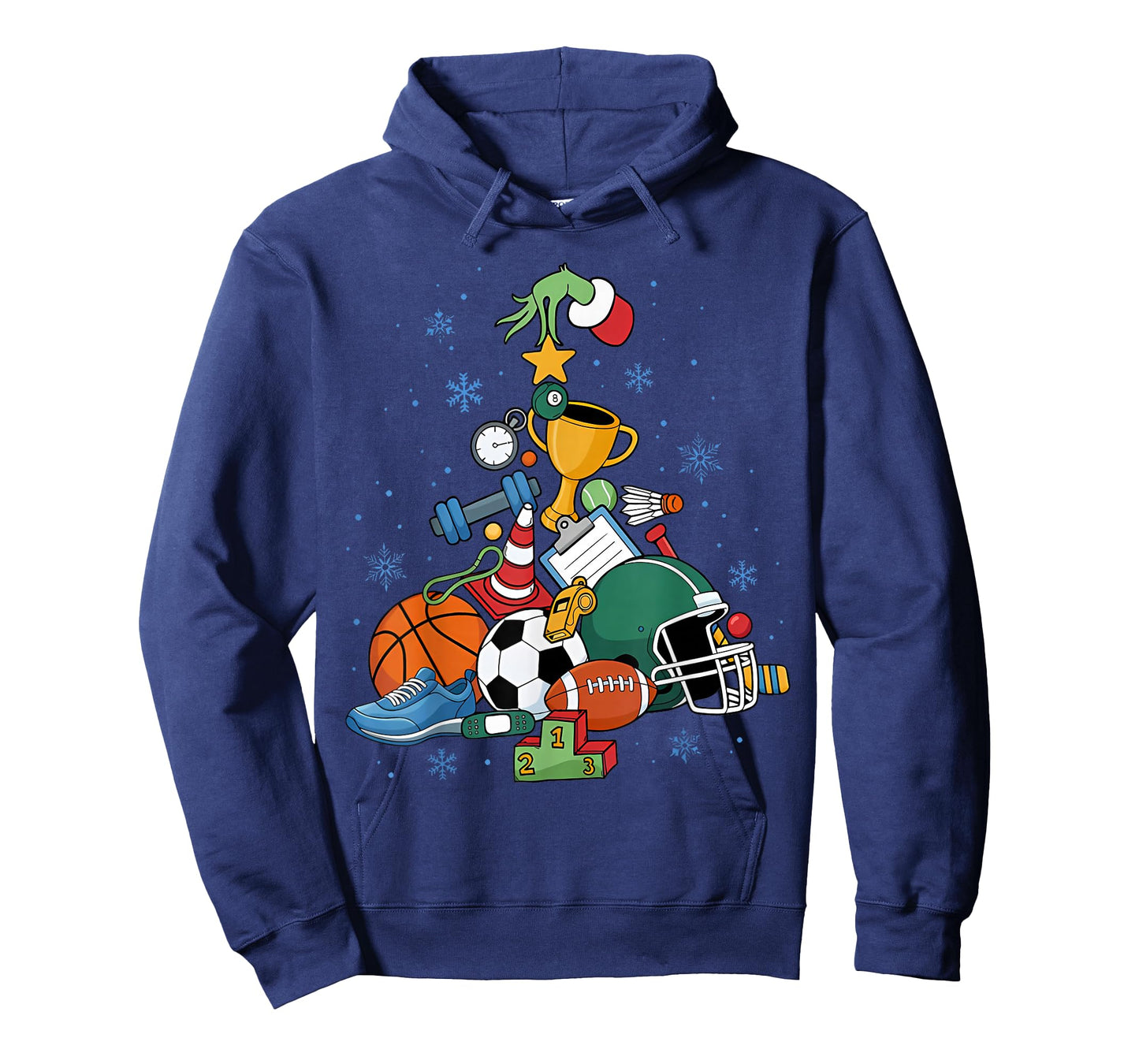 PE Teacher Christmas Tree Physical Education Instructor Xmas T-Shirt