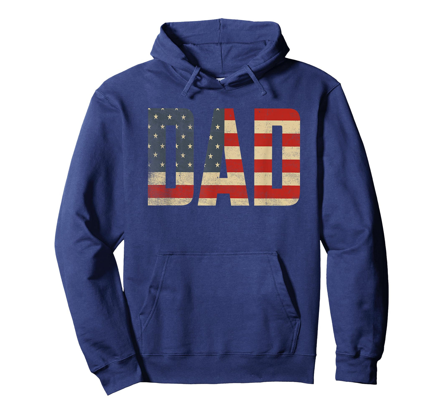 Dad Bold Patriotic American Flag Father’s Day Dad T-Shirt