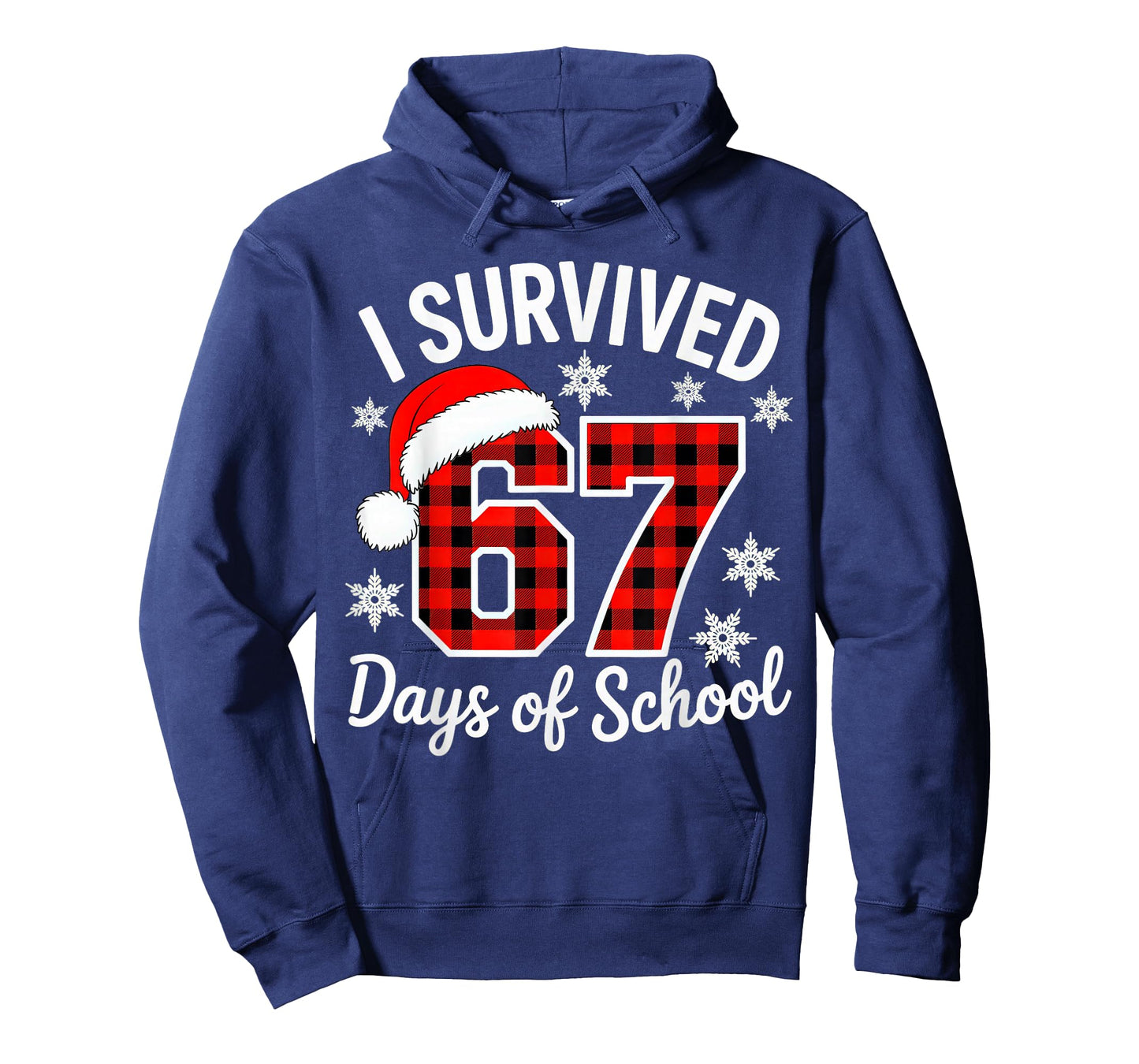 I Survived 67 Days of School Christmas T-Shirt