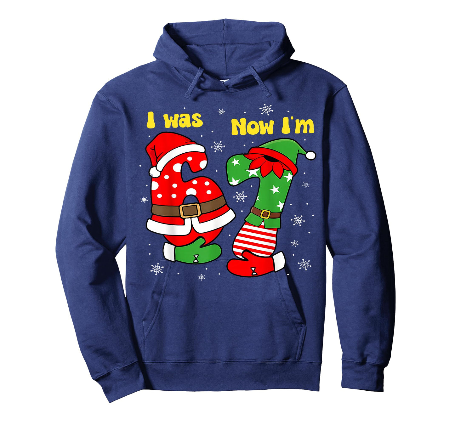 I was 6 Now I'm 7 67 Seven Year Old Birthday Girls Boys T-Shirt