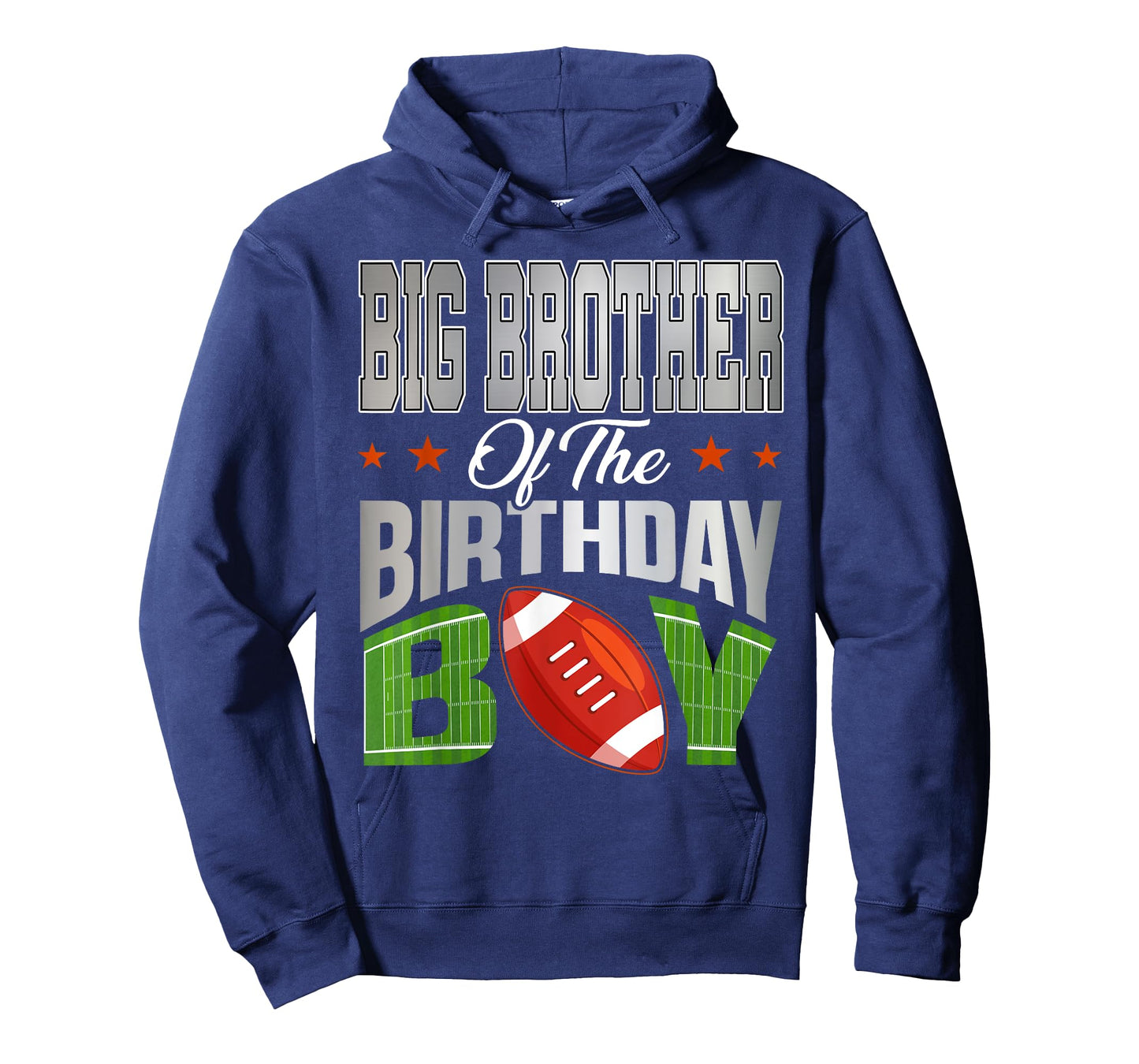 Big Brother of The Birthday Boy Football Party Family T-Shirt