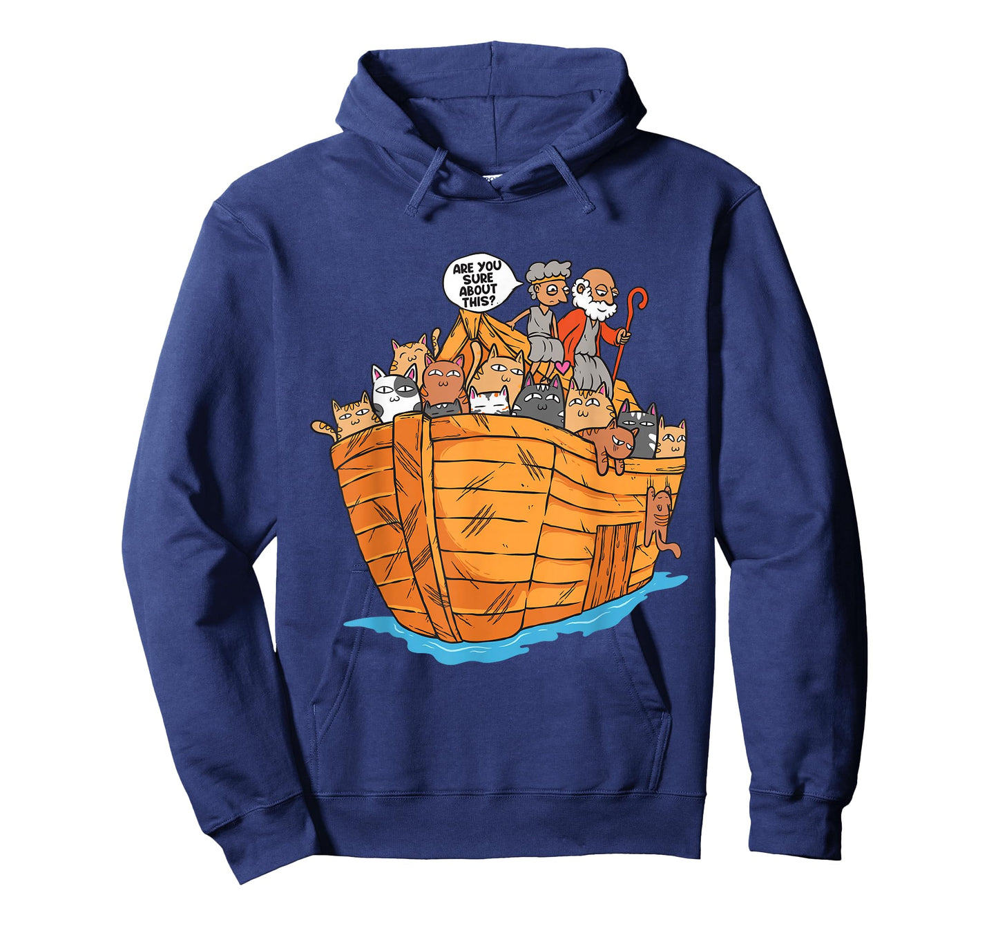 Noah's Ark Boat with Cats Religious Christian Cat Lover T-Shirt