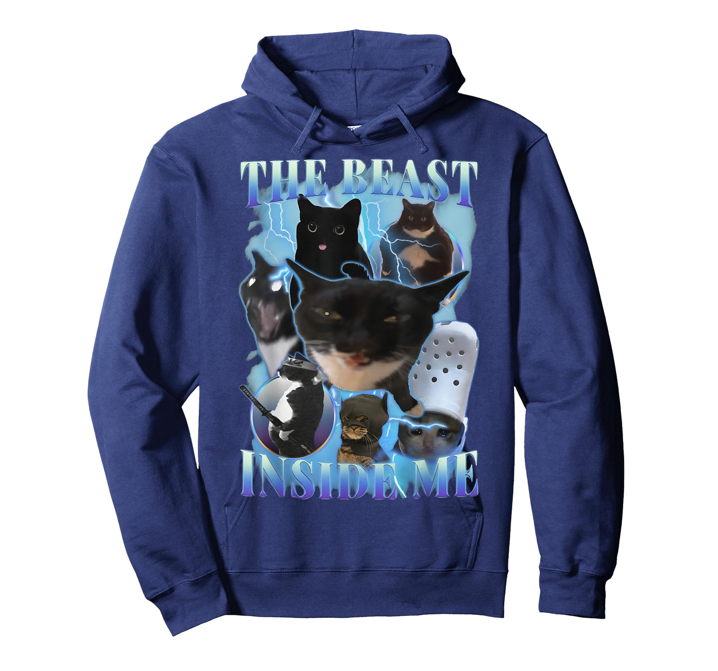 Funny Cat Meme Bootleg Sarcastic Quote The Beast Inside Me T-Shirt