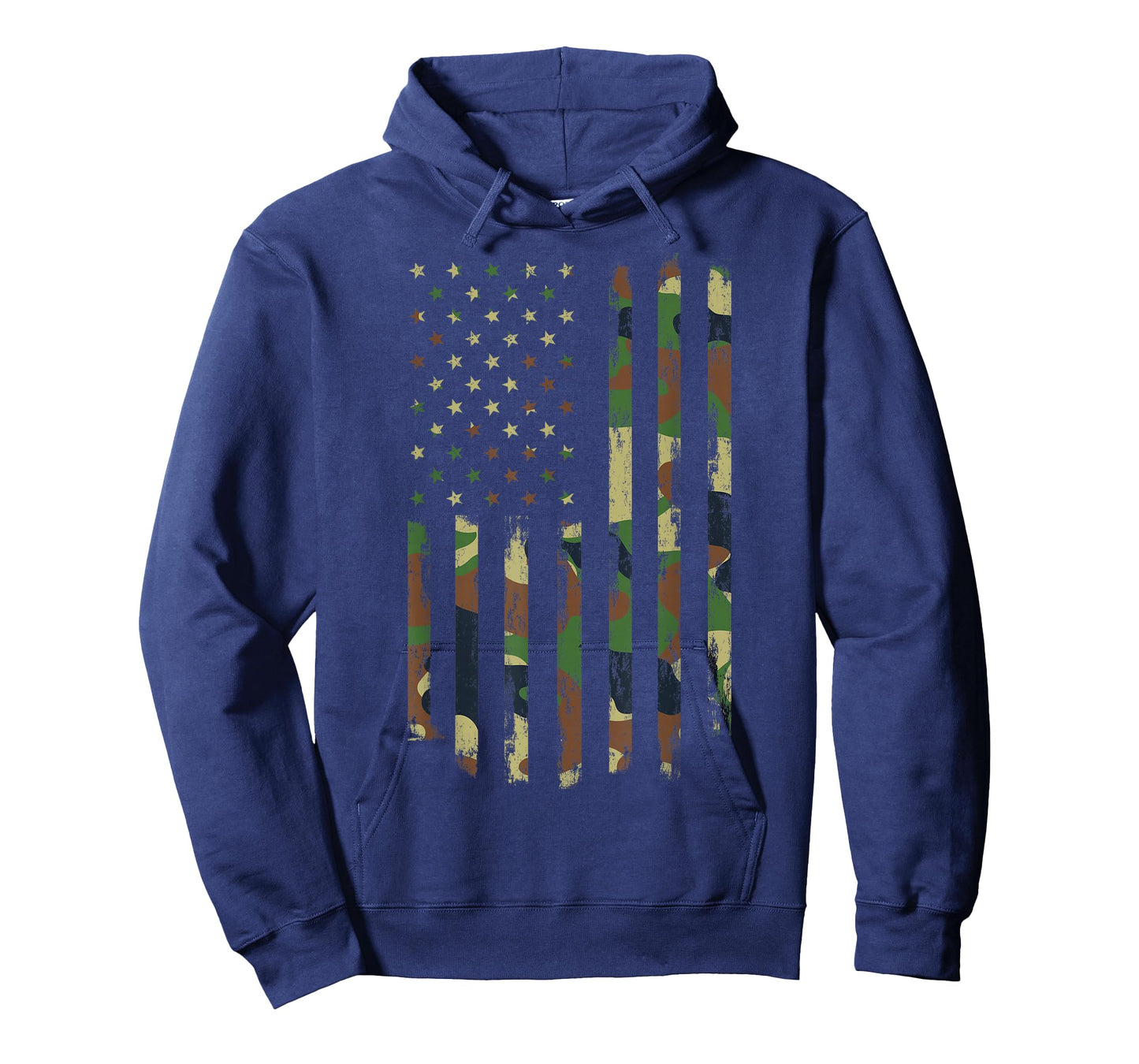 Camo American Flag USA Kids Camouflage Camo American Flag T-Shirt
