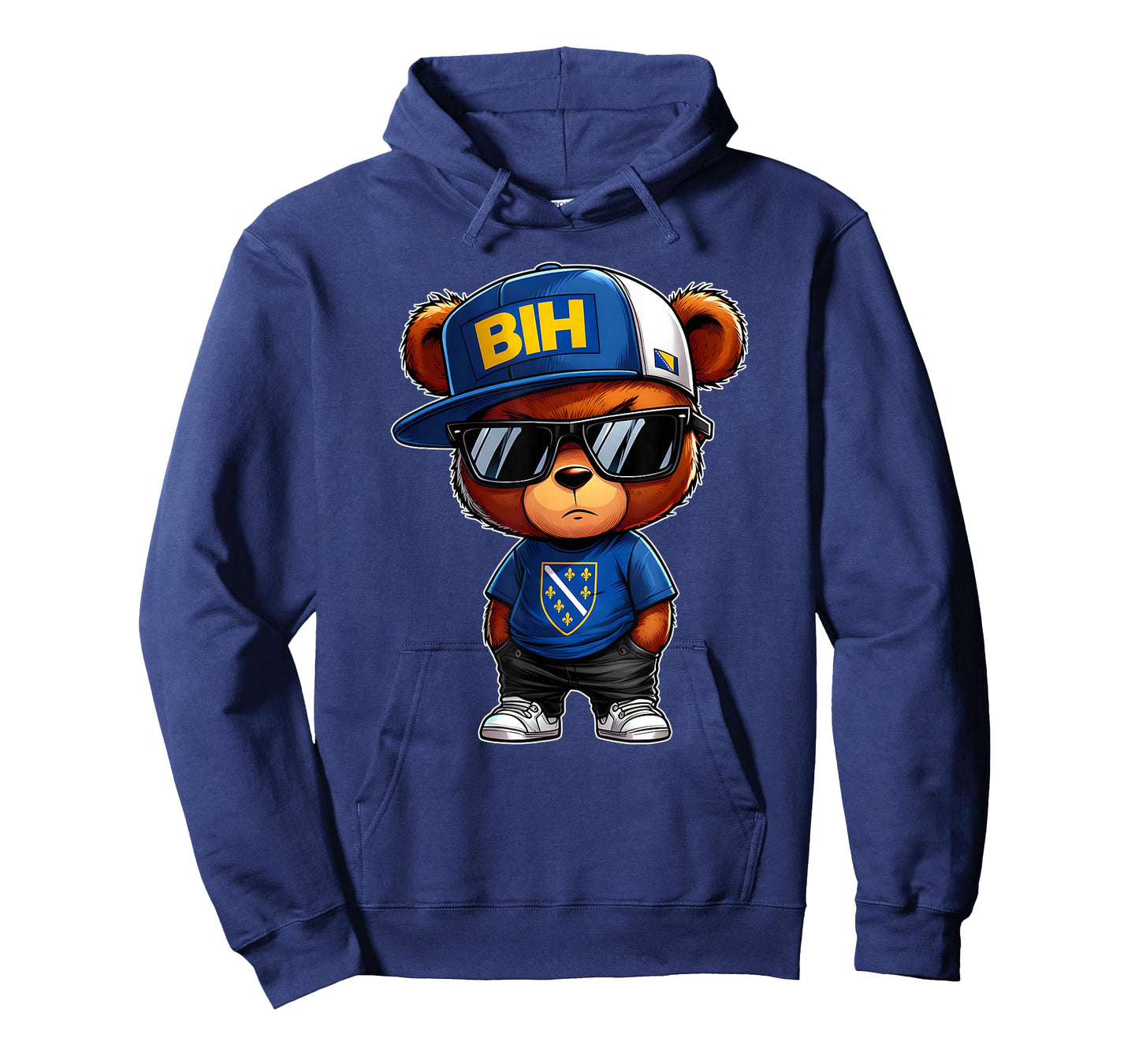 Cute Bosnia and Herzegovina Teddy Bear with Bosnian Flag BiH T-Shirt