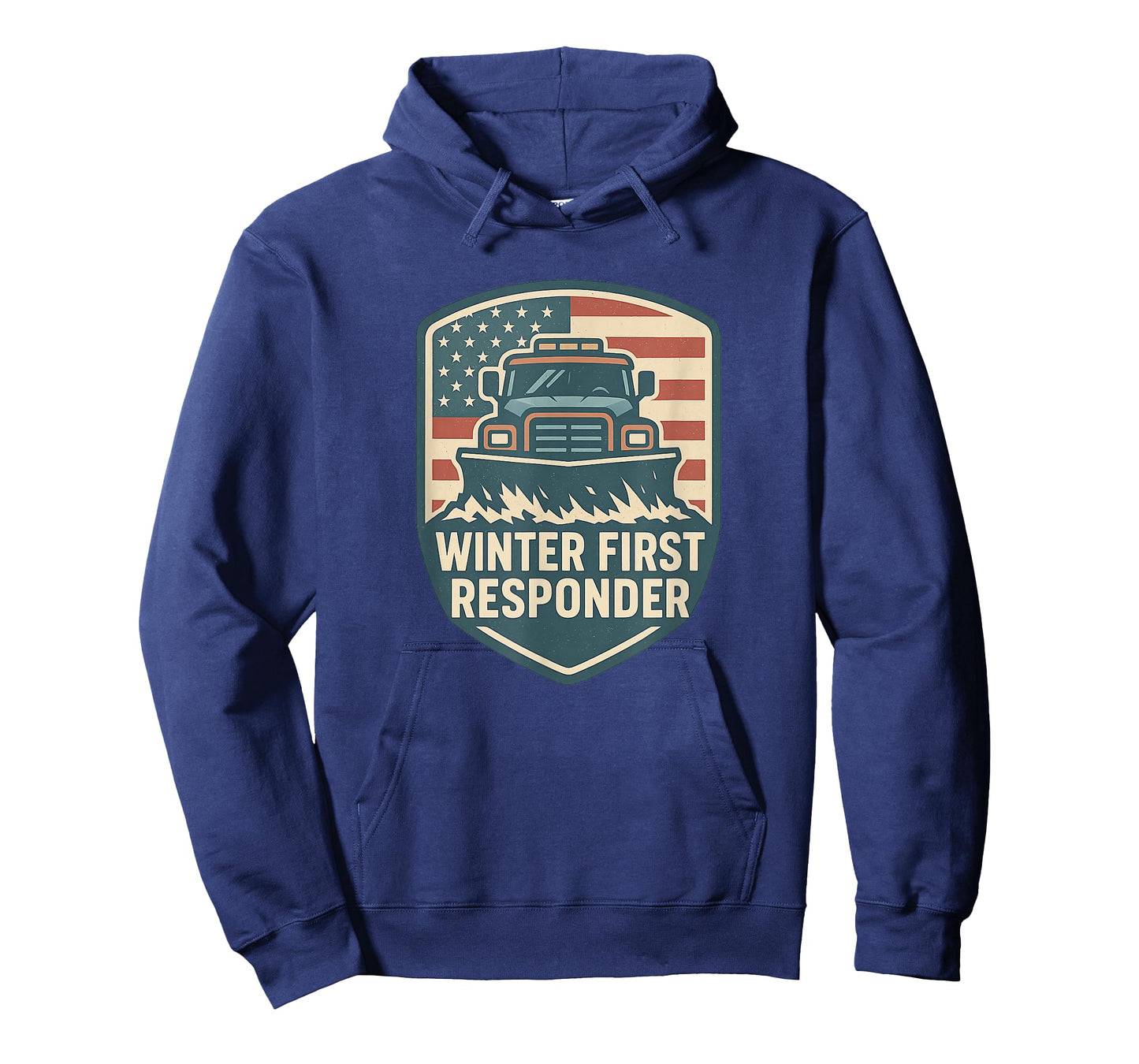 Snowplow Operator Snow Removal Winter First Responder T-Shirt