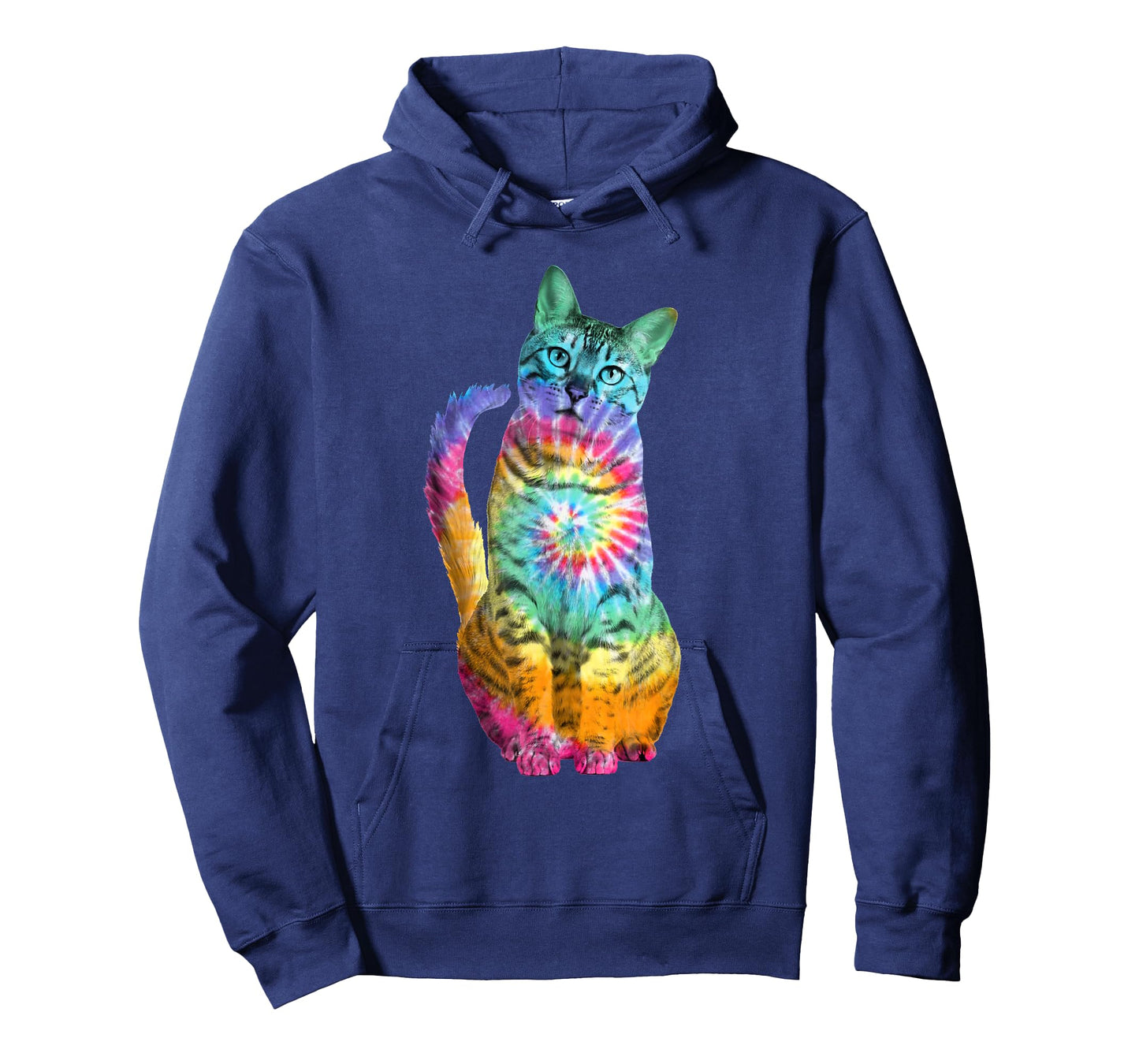 Tie Dye Cat T-Shirt T-Shirt for Men Women Girls Kids