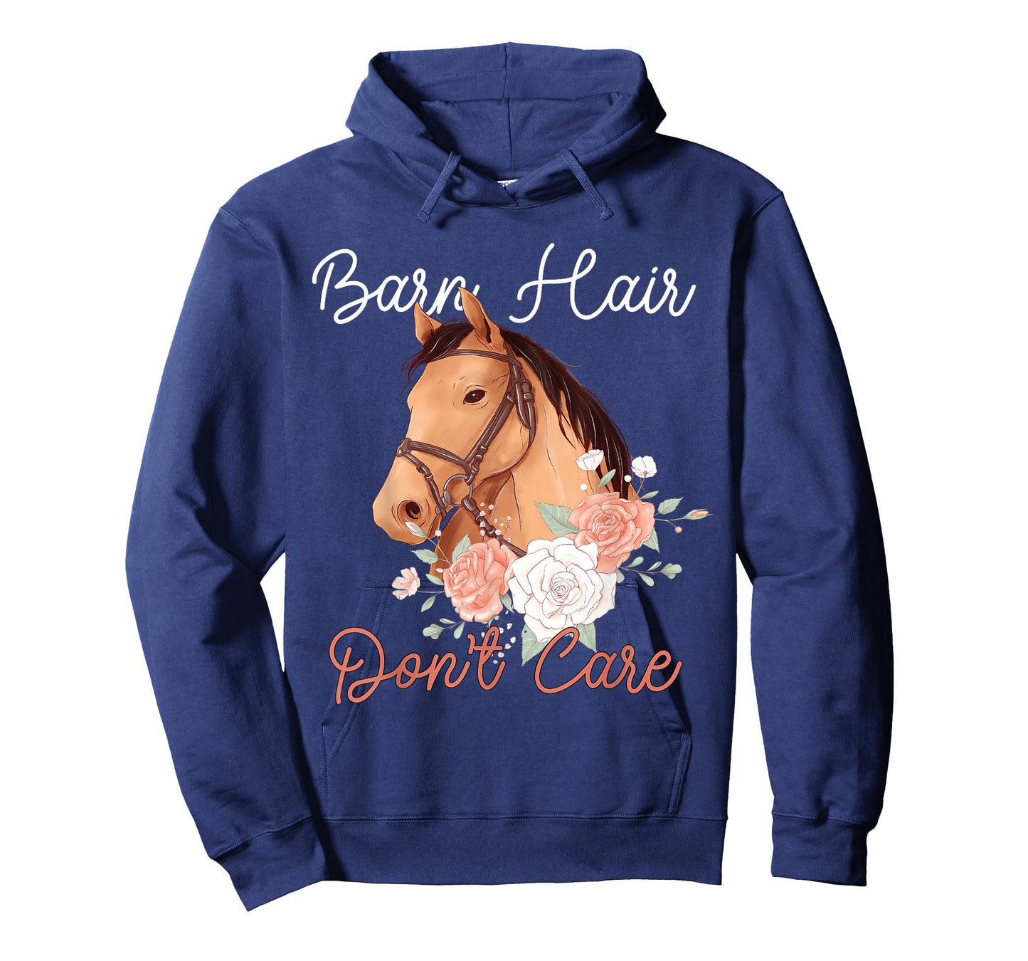 BARN HAIR DON'T CARE Funny Horse Lover rider Girl gifts T-Shirt