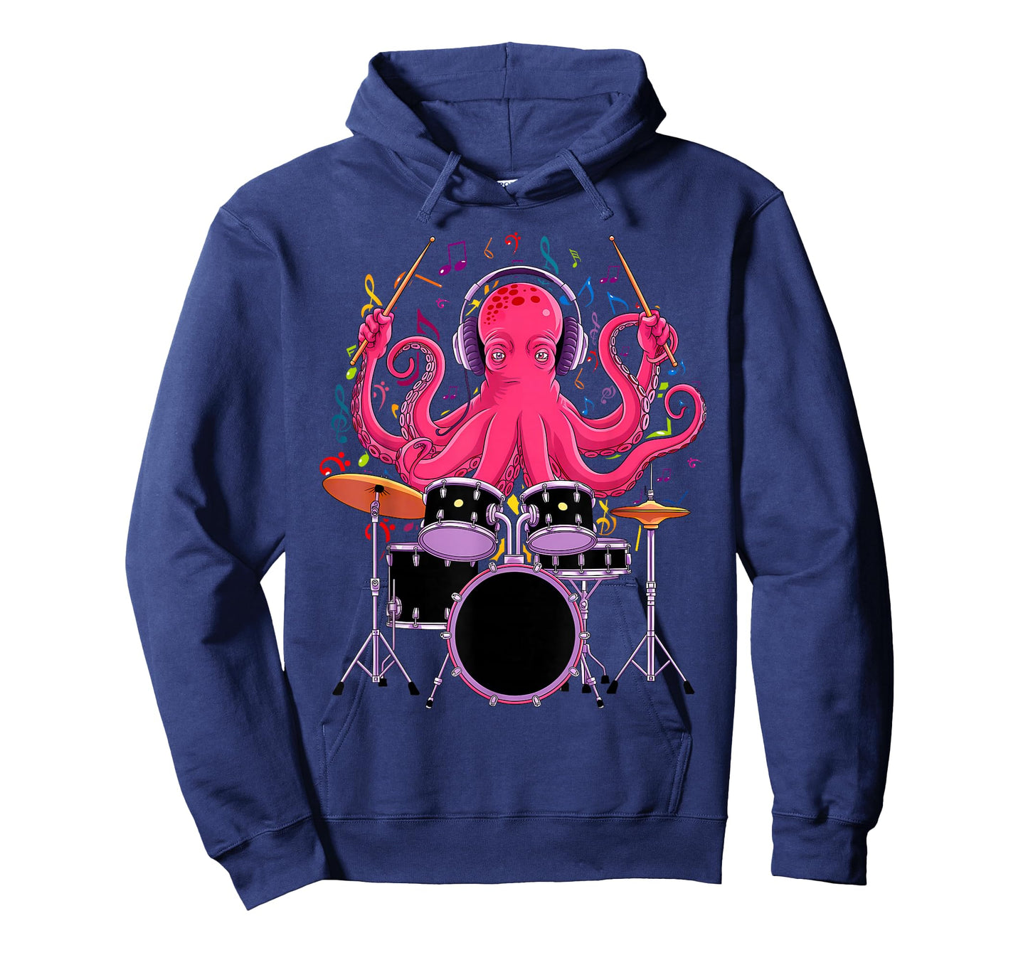 Funny Octopus Playing Drums for Drummer T-Shirt