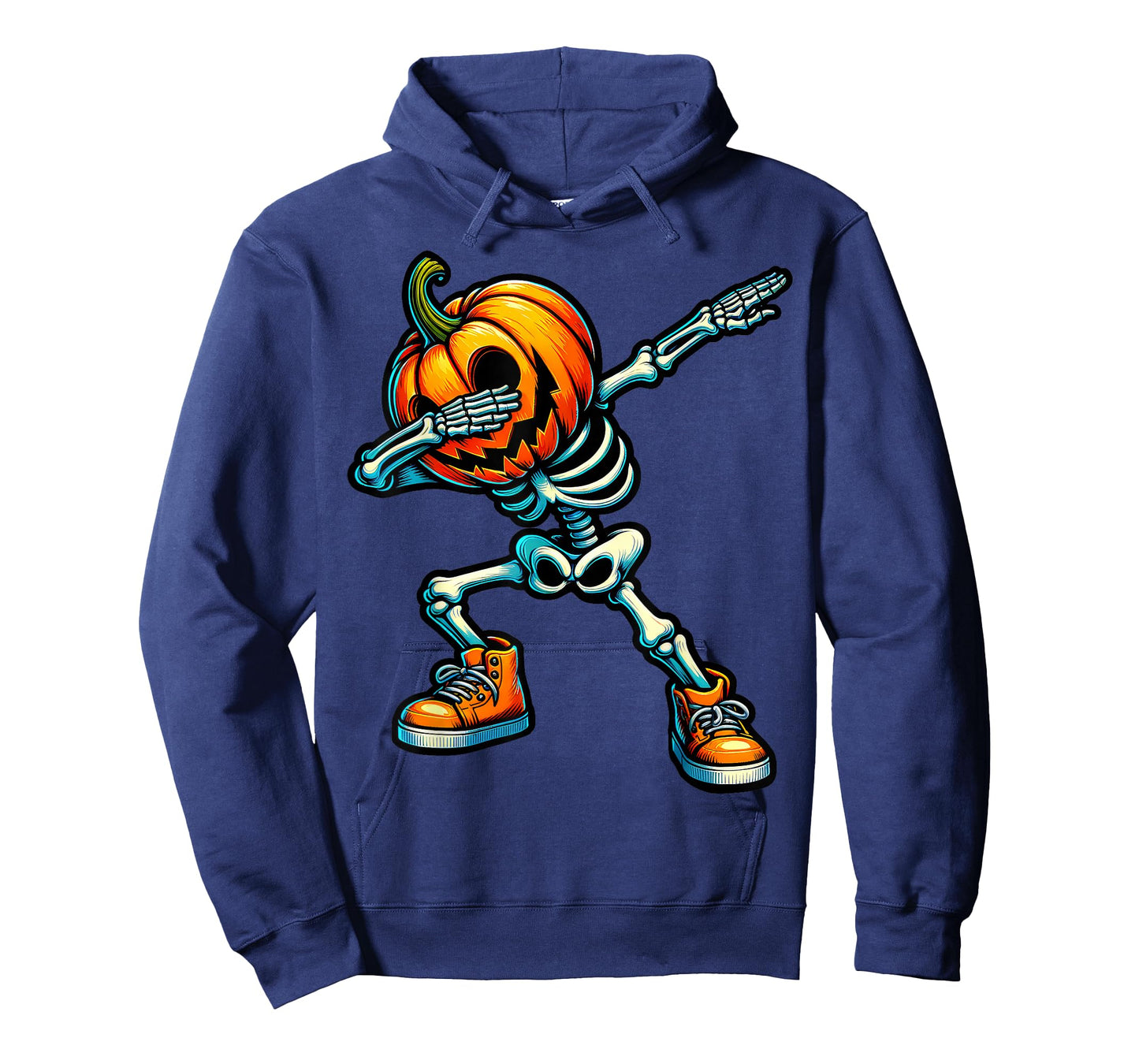 Dabbing Halloween Skeleton Boys Trick Treat Funny Pumpkin T-Shirt