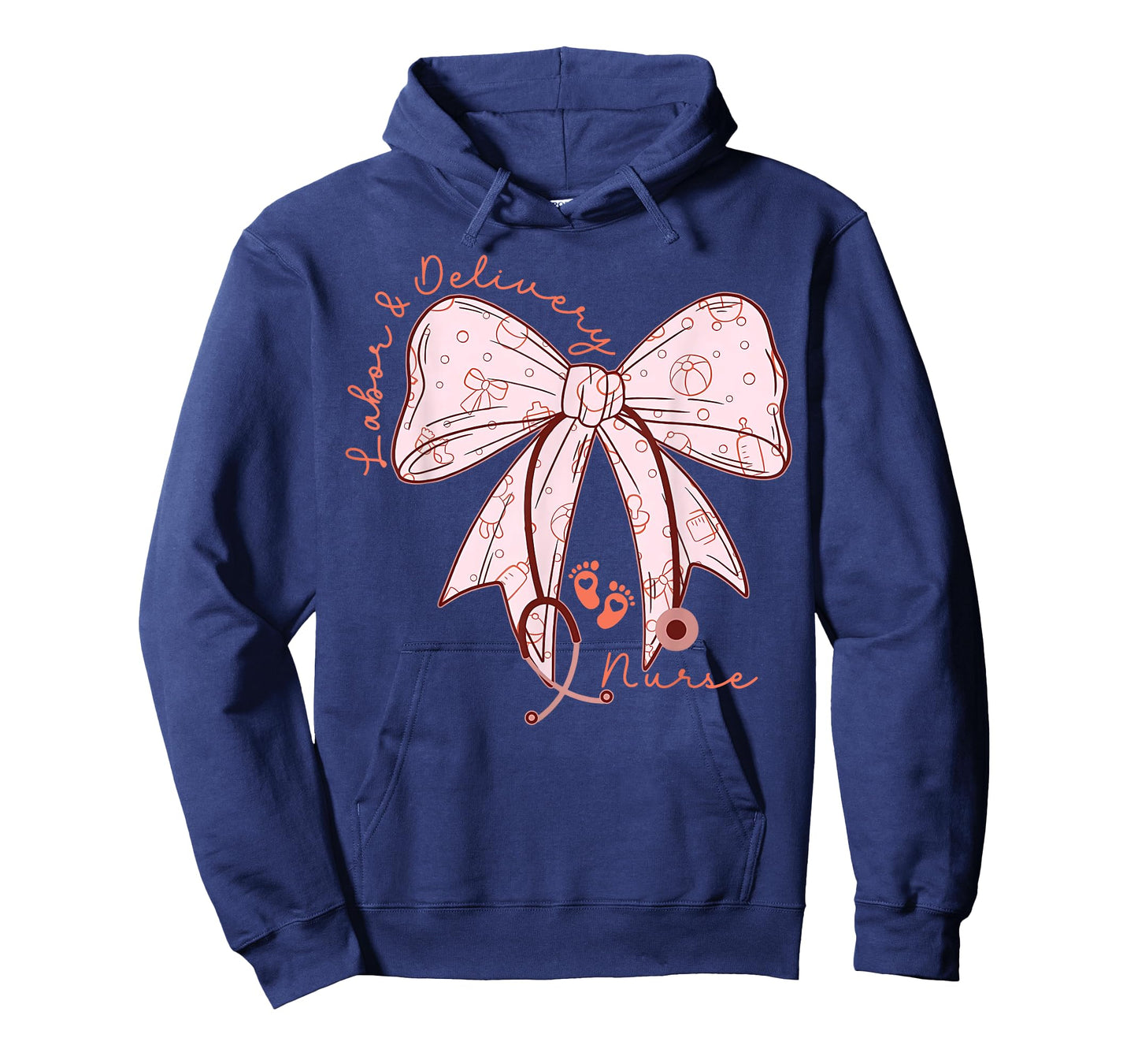 Cute Coquette Bow Labor and Delivery Unit Baby Ob RN Nurse T-Shirt