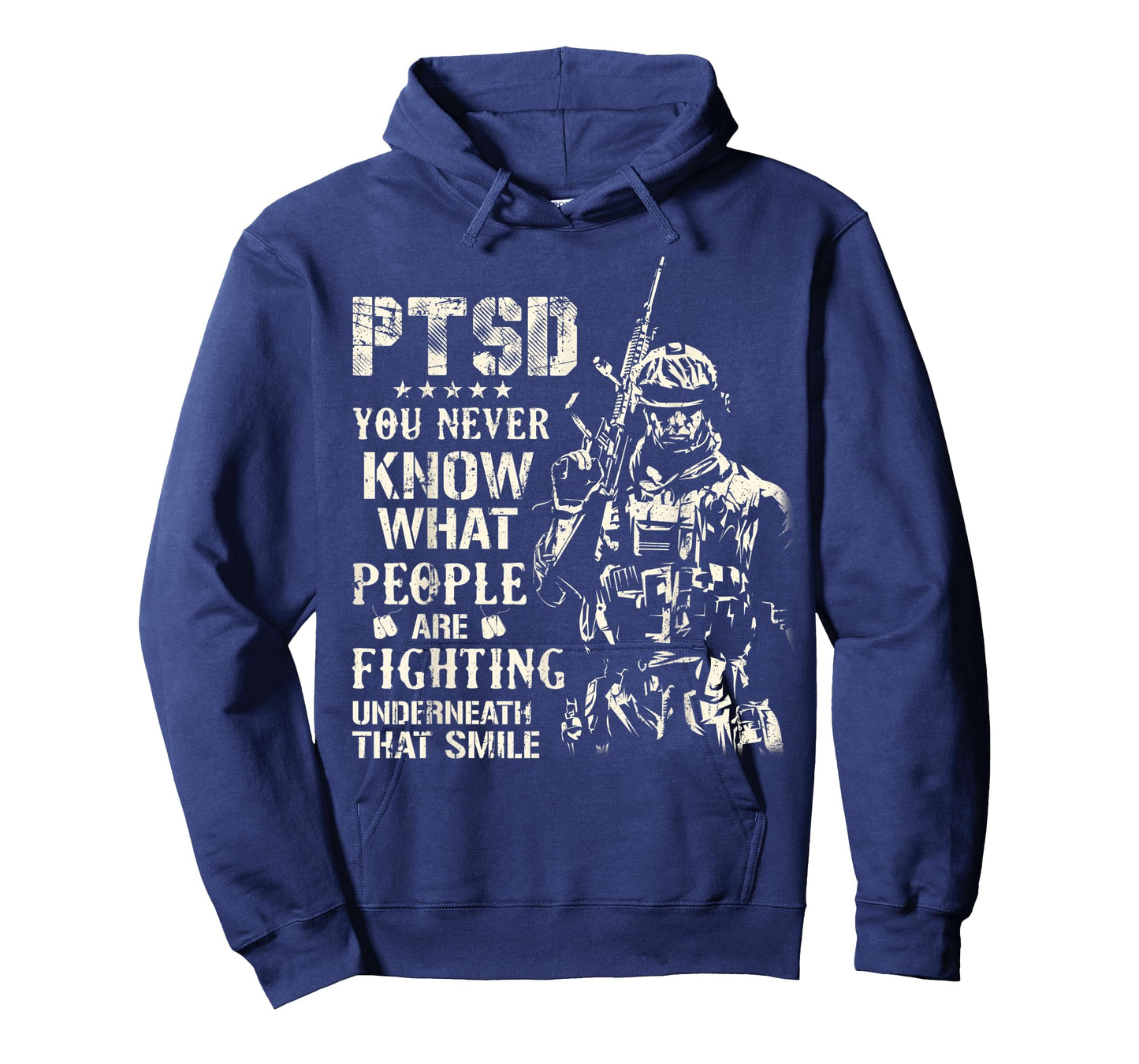 PTSD You Never Know What People Are Fighting Veteran Gifts T-Shirt