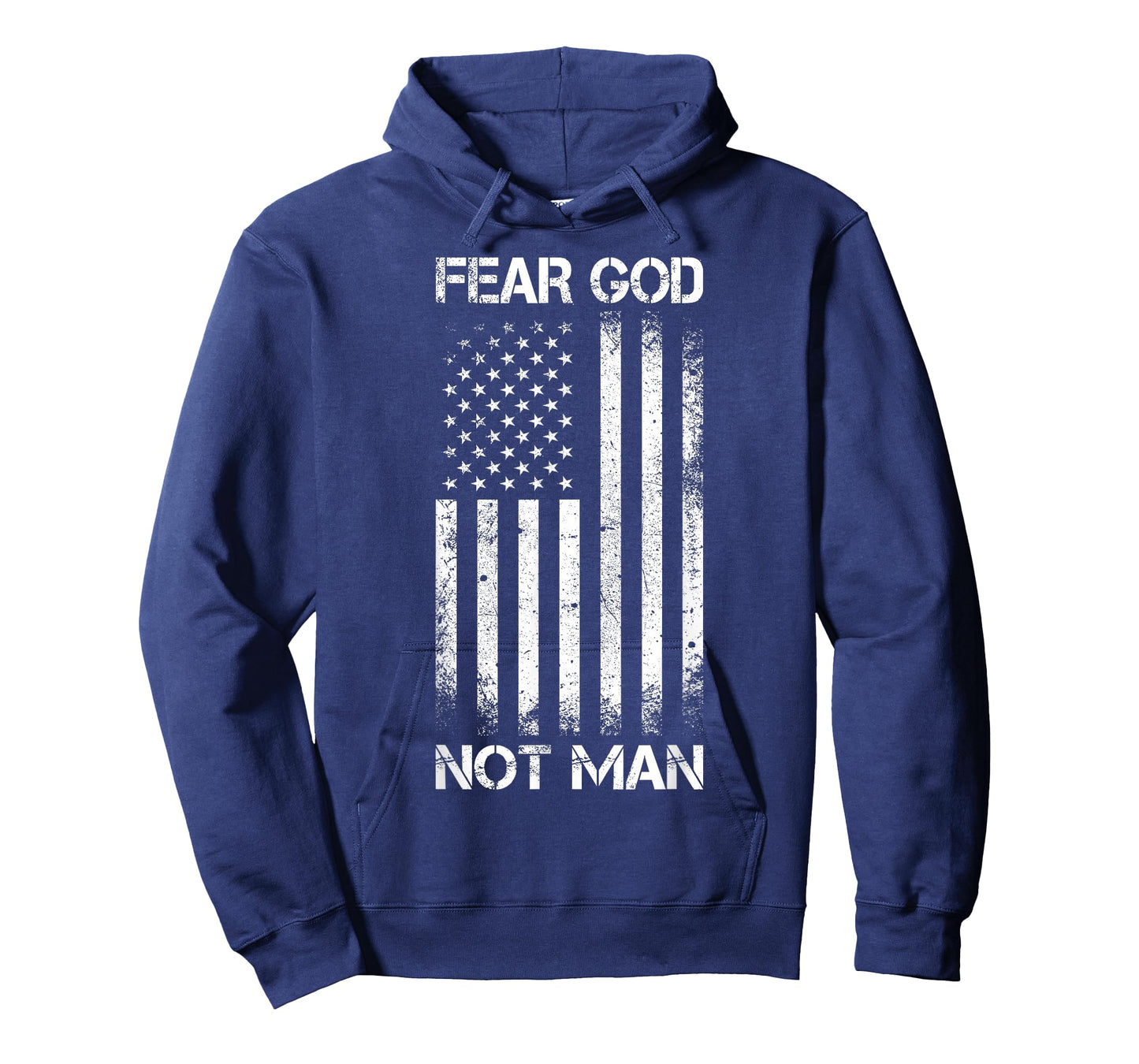 Vintage USA Flag Fear God Not Man T-Shirt