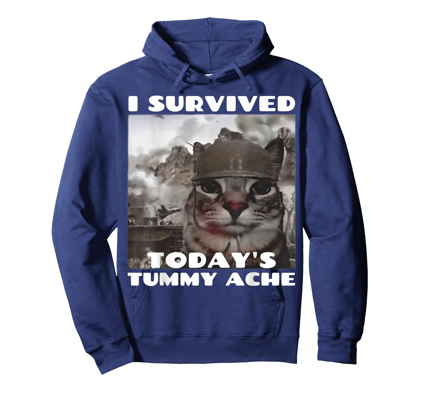 I Survived Today's Tummy Ache Meme Tummy Ache Survivor IBS T-Shirt