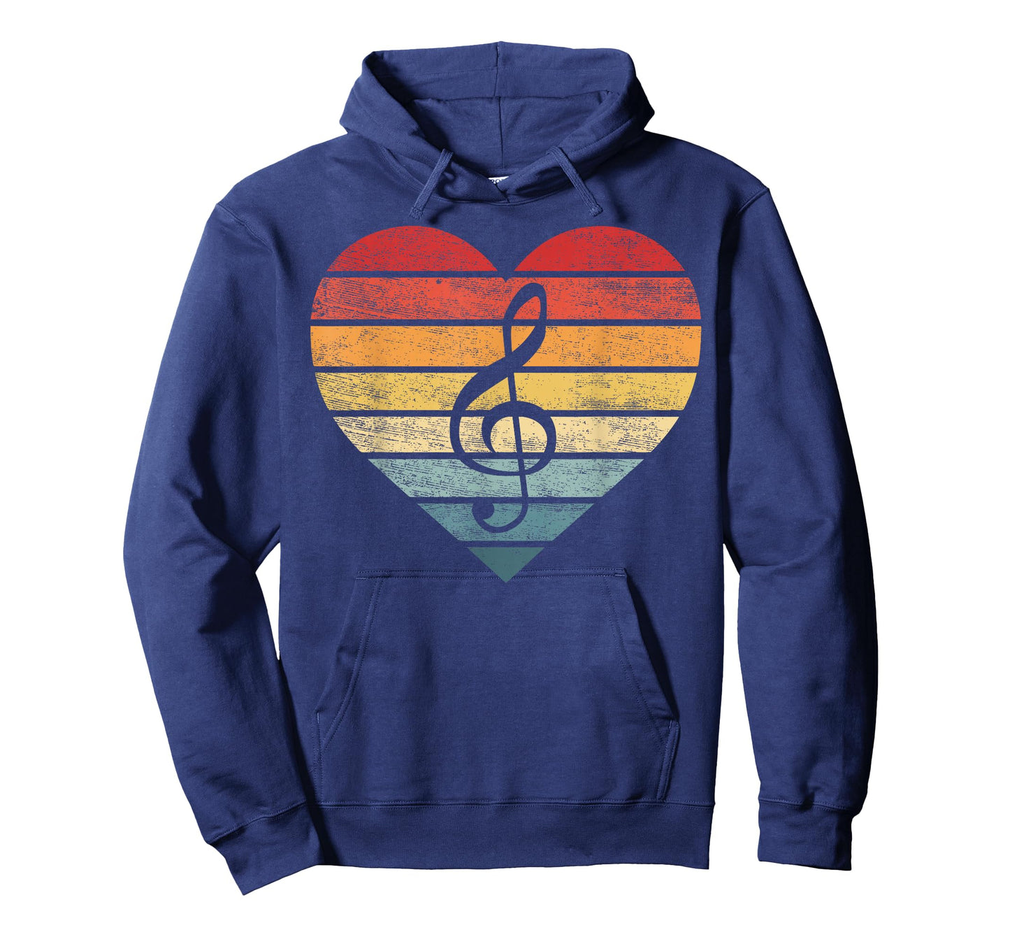 Music Teacher Gifts Retro Sunset Note Music School Musician T-Shirt