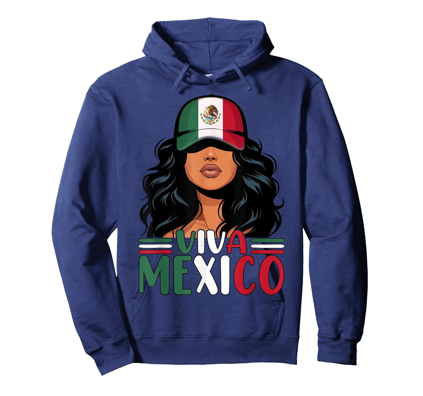 Viva Mexico Mexican Girl Independence Day Mexican Flag Women T-Shirt
