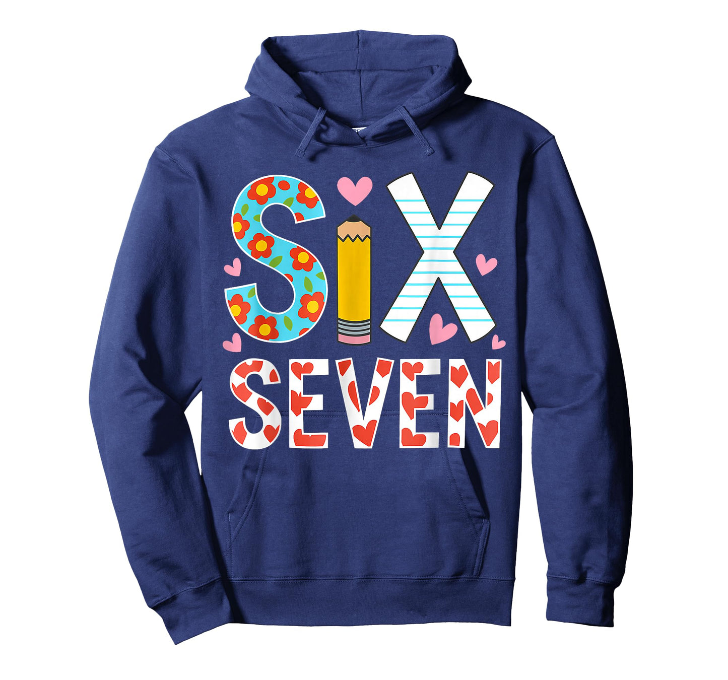 6 7 Six Seven Meme School Teacher Student Men Women Girls T-Shirt