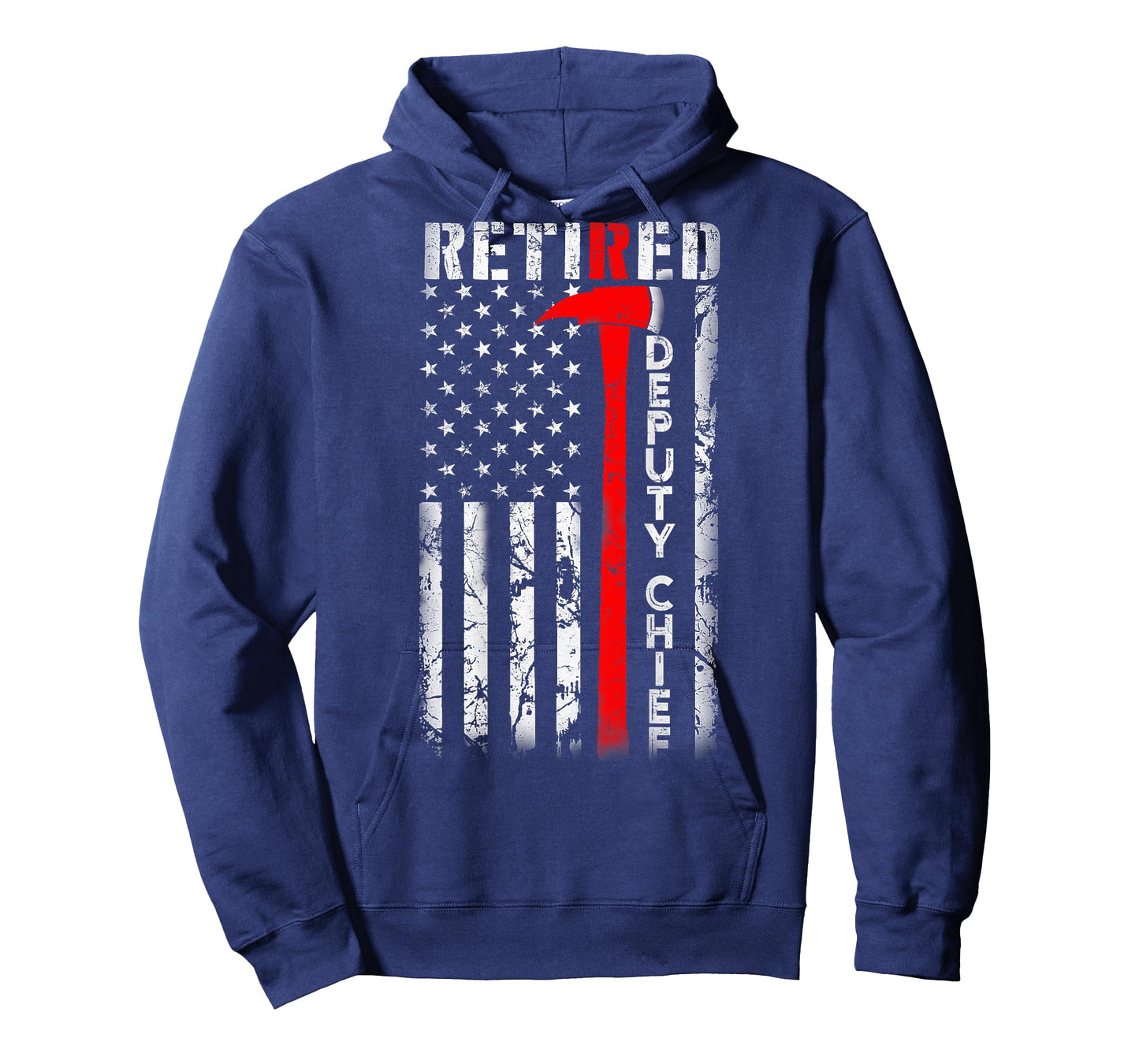 Retired Deputy Fire Chief American flag Retirement gifts T-Shirt