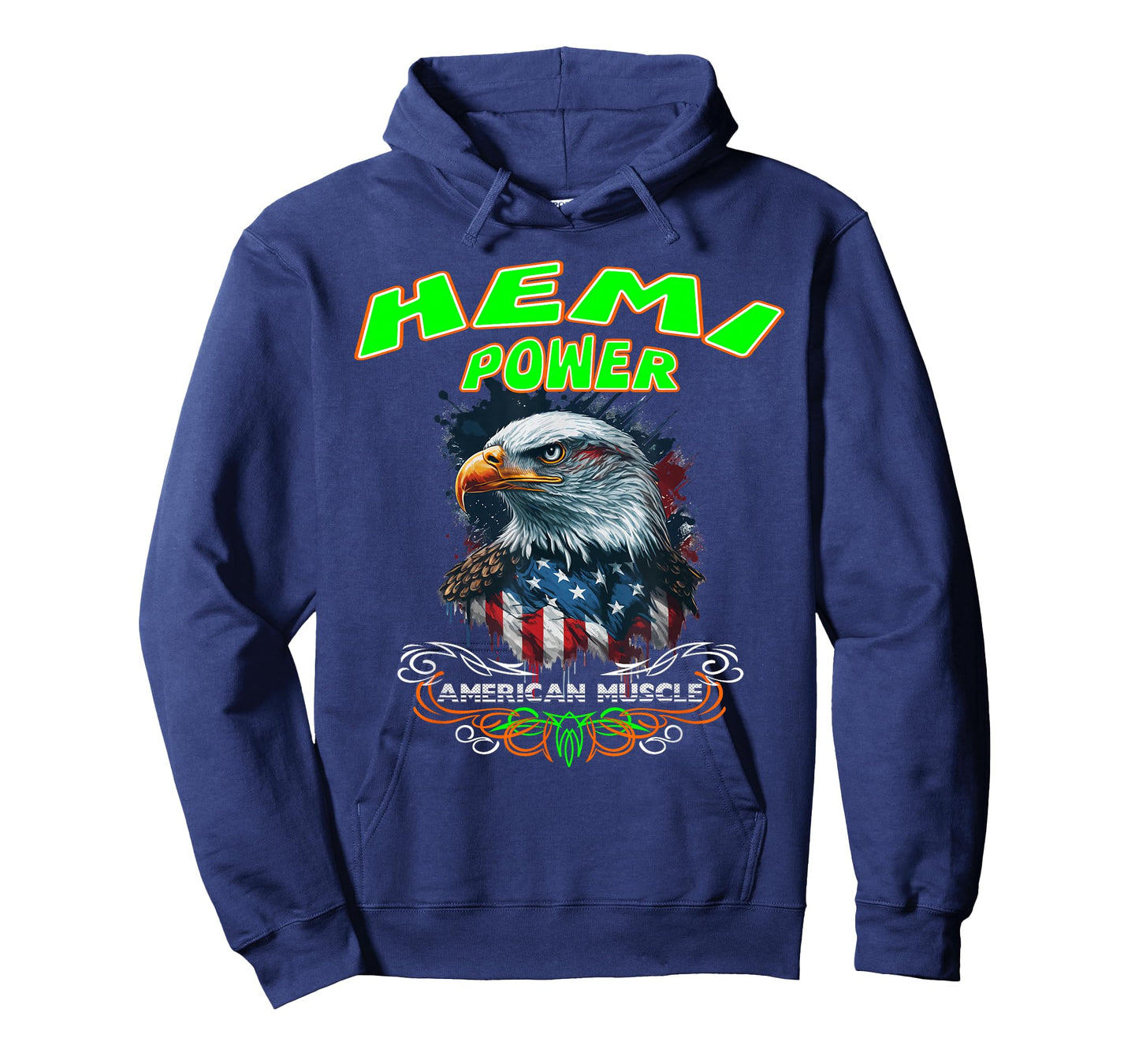 392 Hemi Power Patriotic Eagle Muscle Car Design T-Shirt
