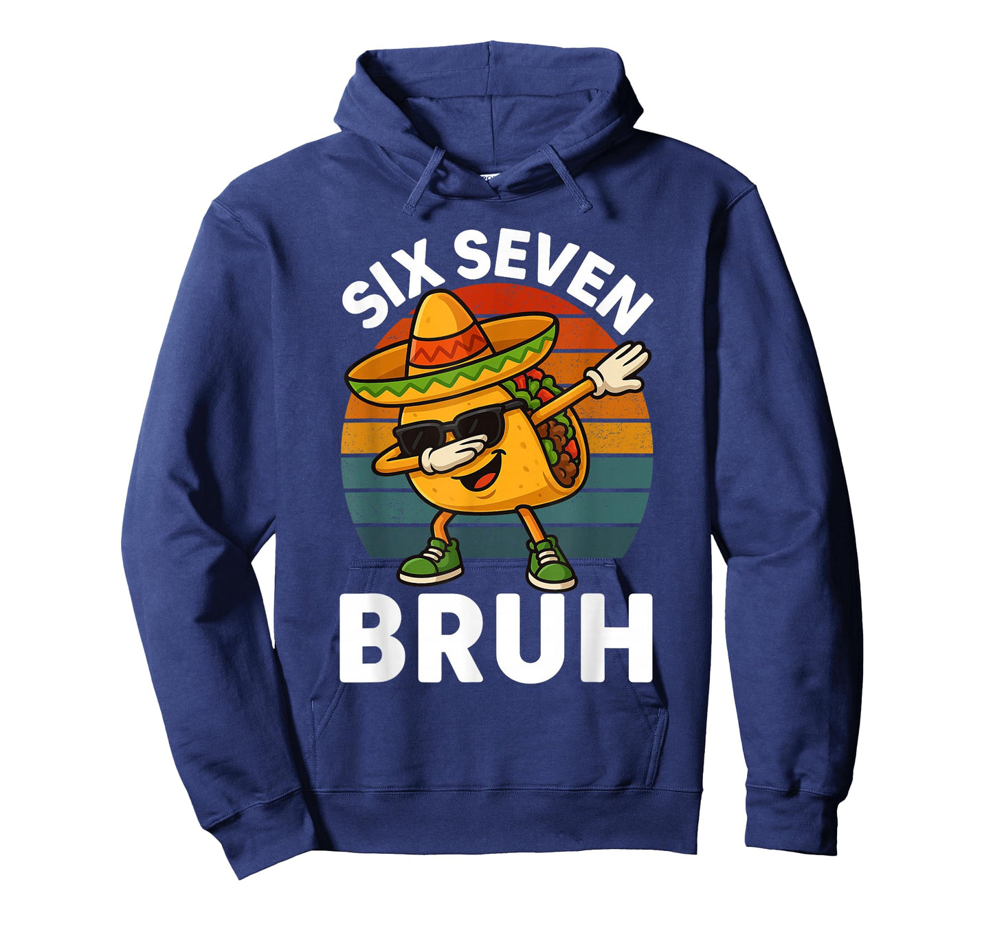 Six Seven 6 7 Meme Dabbing Taco Cinco de Mayo Food Dab Bruh T-Shirt