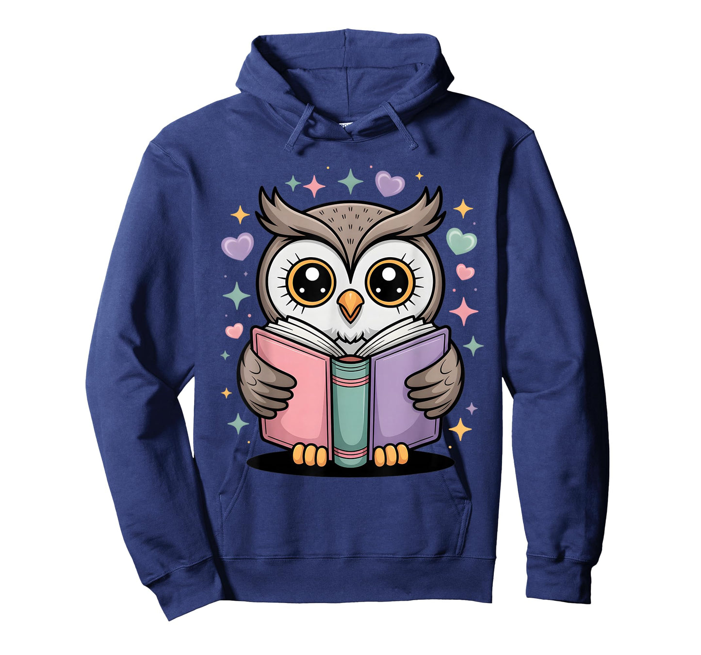Cute Reading Owl Book Lover Teacher Librarian Bookworm T-Shirt