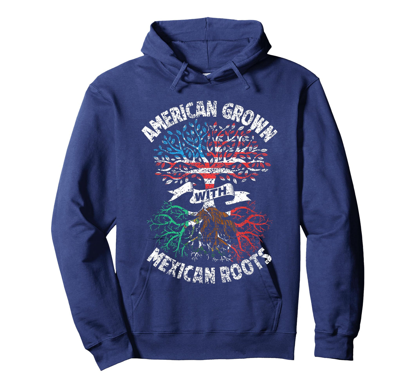 American Grown with Mexican Roots USA Mexico T-Shirt