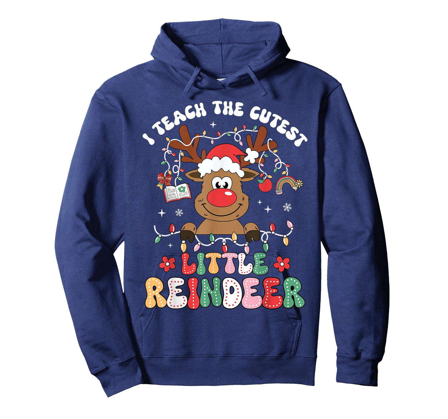 Christmas Teacher I Teach The Cutest Little Reindeer Kid Boy T-Shirt
