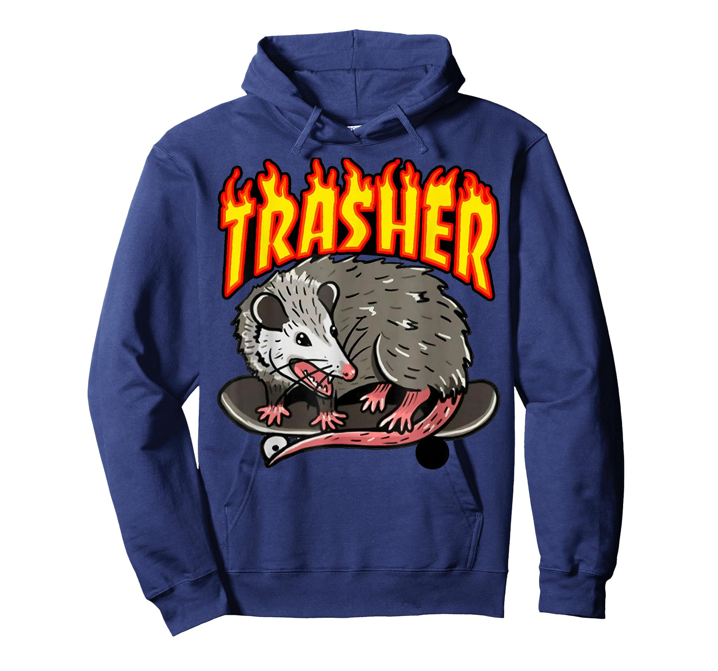 Possum Skateboard Trash Skater Meme Funny Opossum Skate Boys T-Shirt