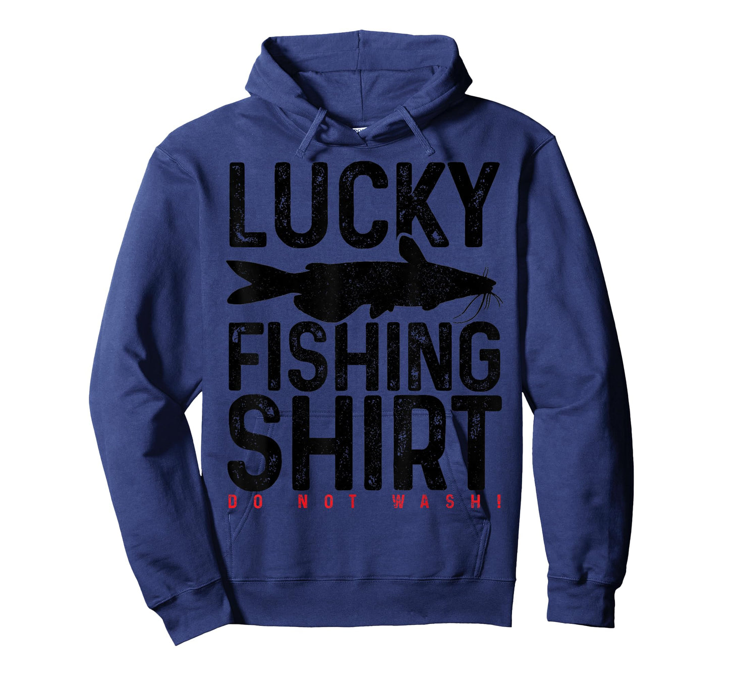 Catfish Fishing Funny Catfish Fishing Gift Lucky Charm T-Shirt