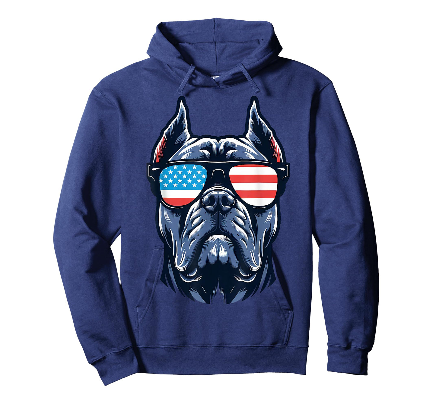 Cane Corso Patriotic American Flag USA Sunglasses Dog Women Kids Men T-Shirt