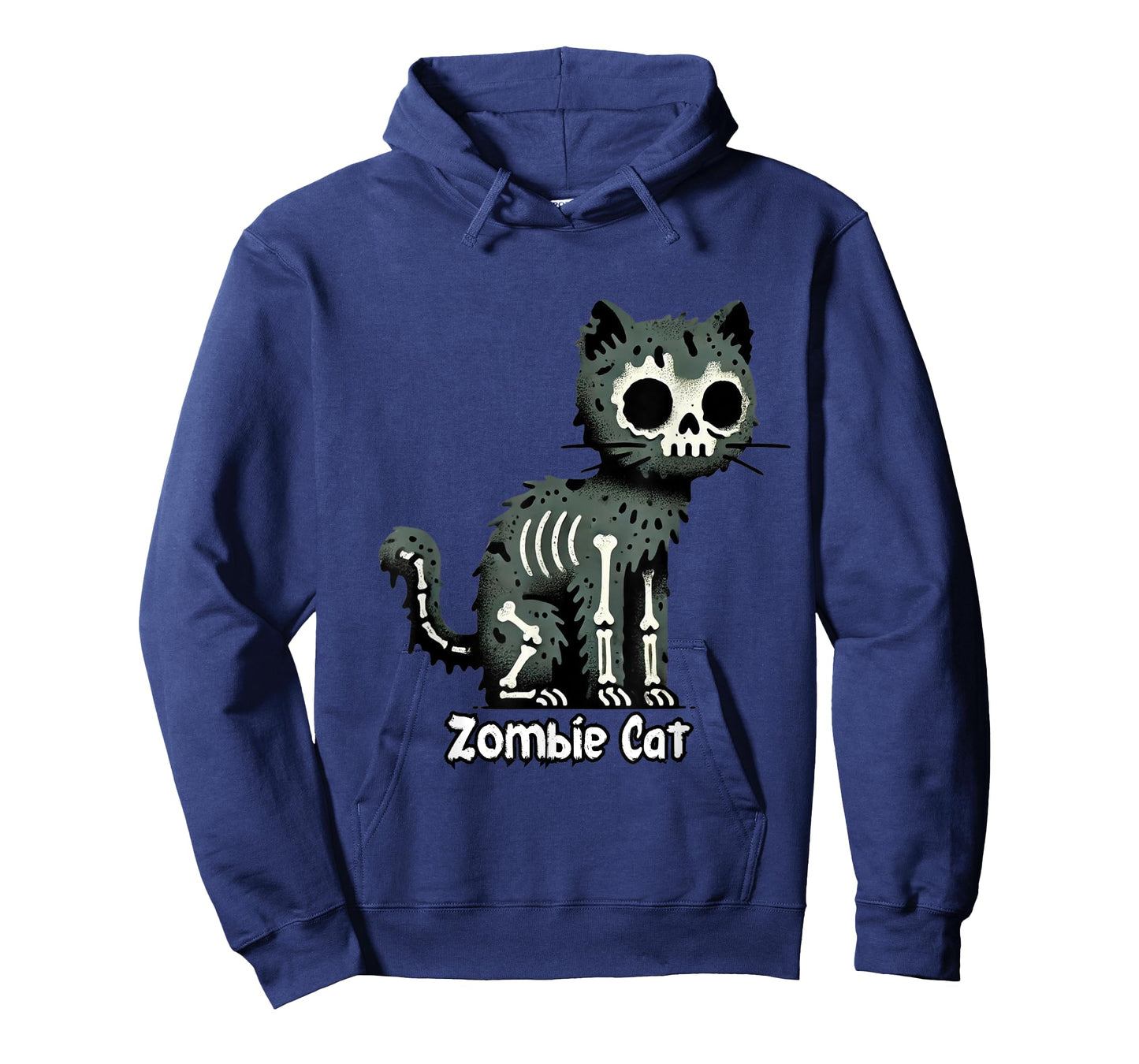 Spooky & Cute Cat Zombie Halloween Men Women Kids T-Shirt