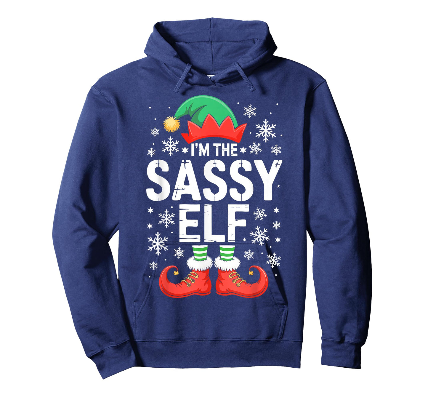 I'm The Sassy Elf Shirt Family Matching Christmas Costume T-Shirt