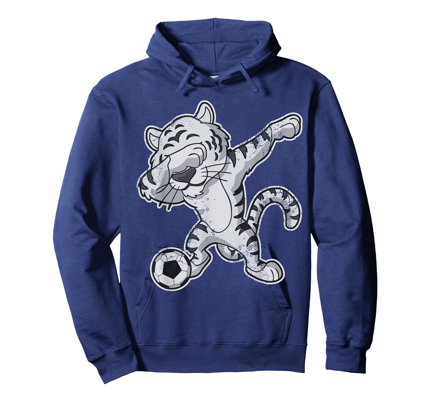 Dabbing White Tiger Soccer Team Player T-Shirt