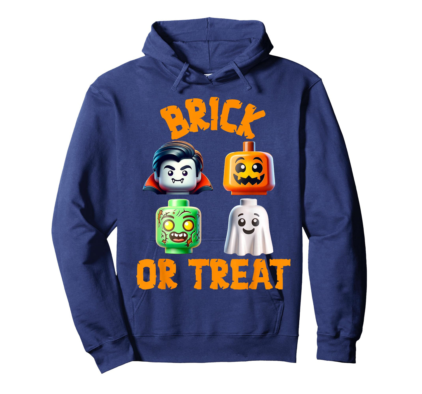 Building Bricks Halloween Costume Brick or Treat Monsters T-Shirt