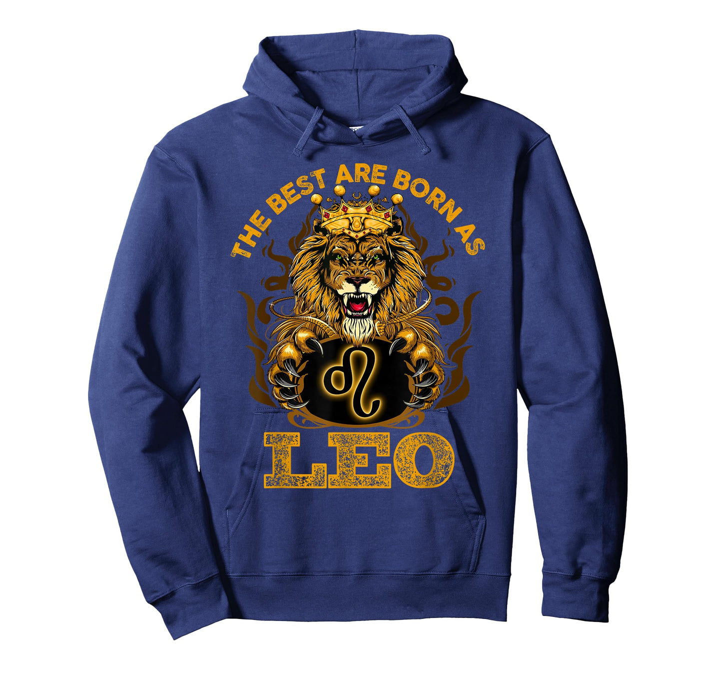 Lion Graphic Art July August Birthday Design Leo Zodiac Sign T-Shirt
