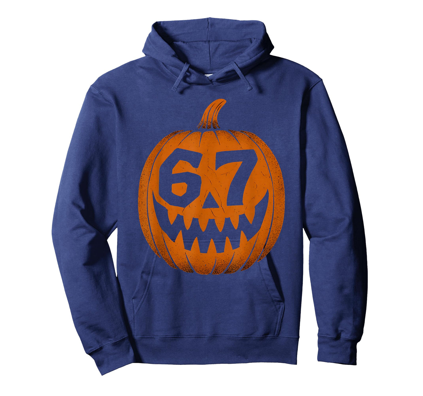 67 Meme Halloween Pumpkin 6 7 Brainrot Six Seven Teen Boys T-Shirt