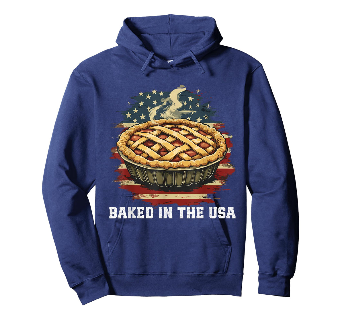 Cake Baking Baked In USA 4th July American Apple Pie T-Shirt