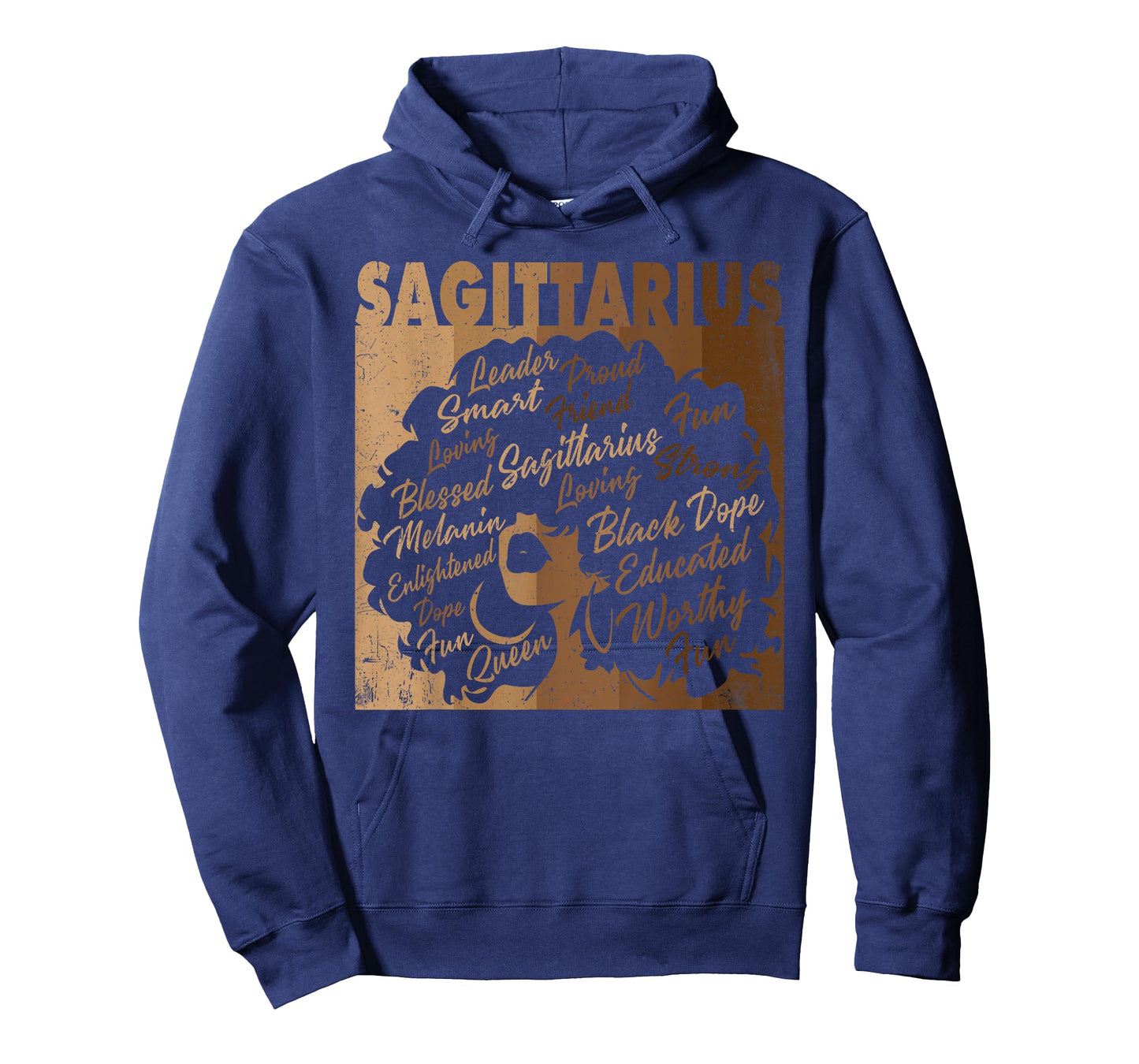 Sagittarius Girl African American Women Melanin Birthday T-Shirt