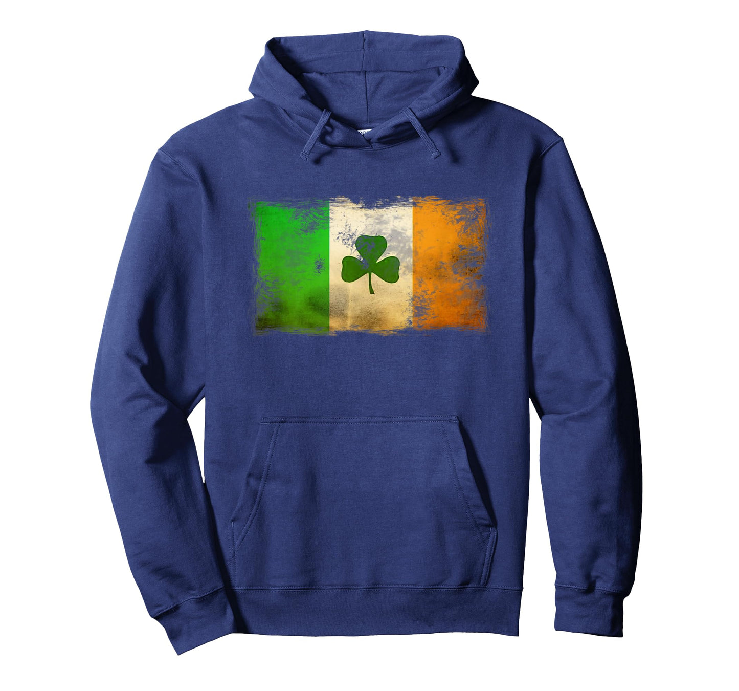 Distressed Ireland Flag Shamrock Vintage Irish Flags Gift T-Shirt