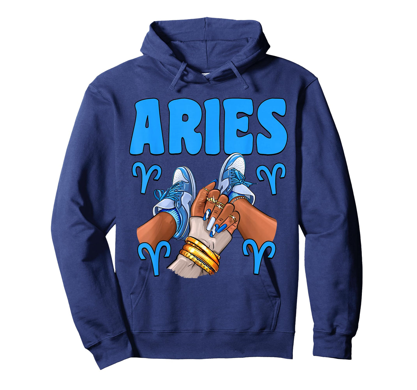 Aries Girl Sneakers Astrology Zodiac Bday Black Women T-Shirt